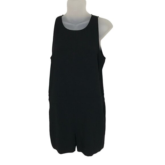 ARITZIA Babaton Black Shorts Romper Size 2 - Picture 3 of 8